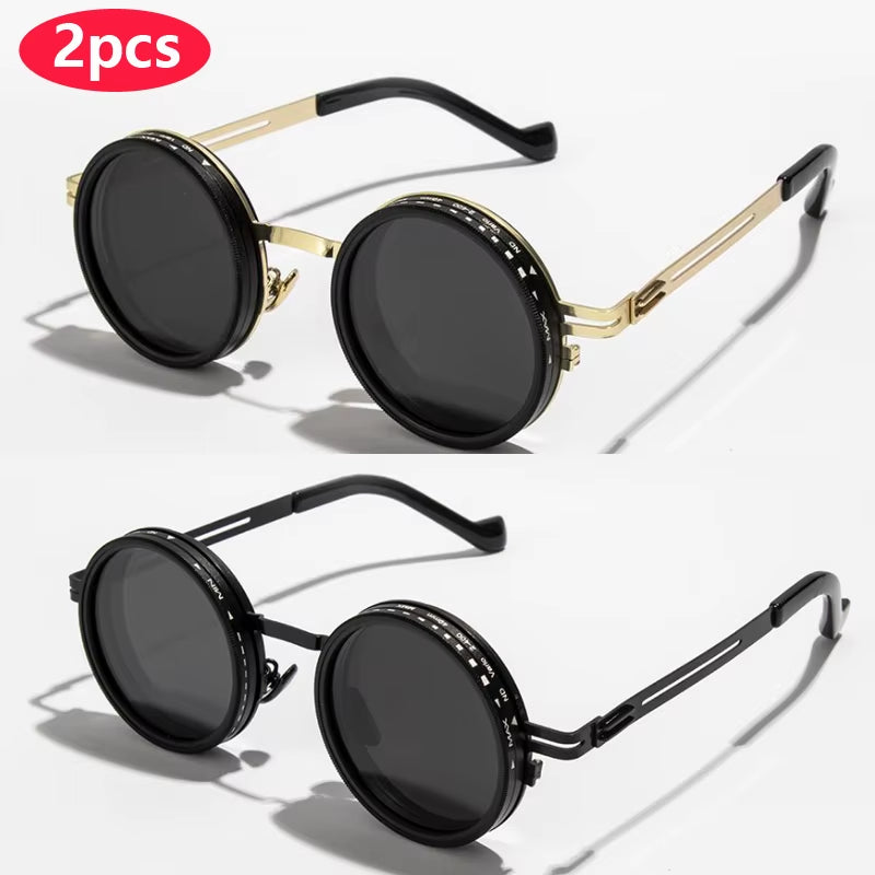 ND2-400 Adjustable Dimming Polarized Sunglasses for Men and Women - 9 Levels of ND Filter for Fishing and Driving